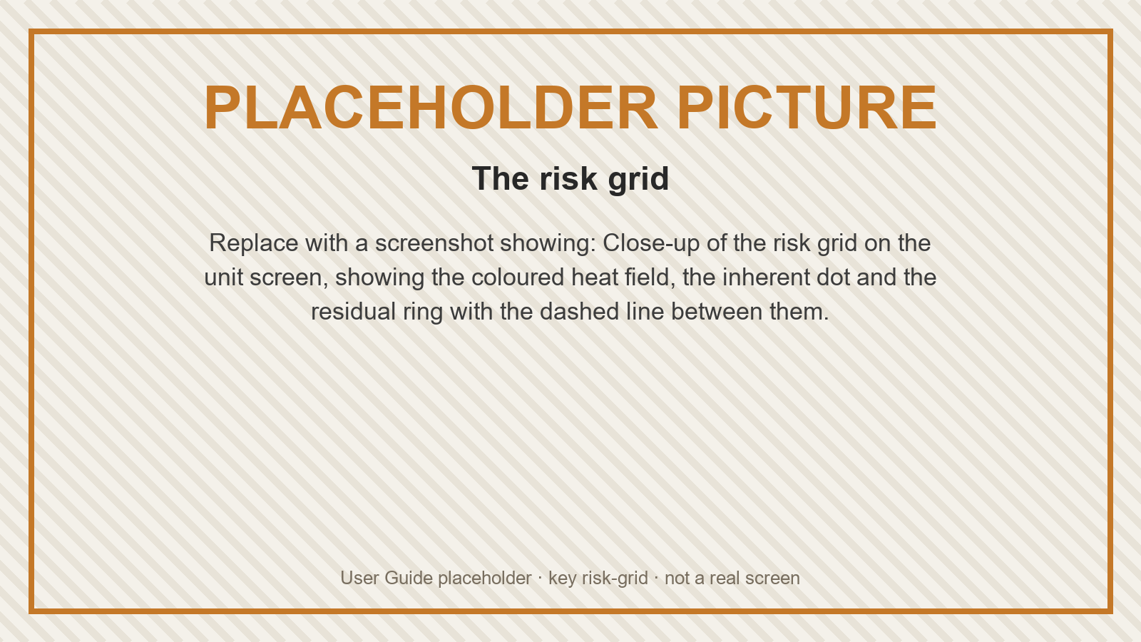 Placeholder: The risk grid