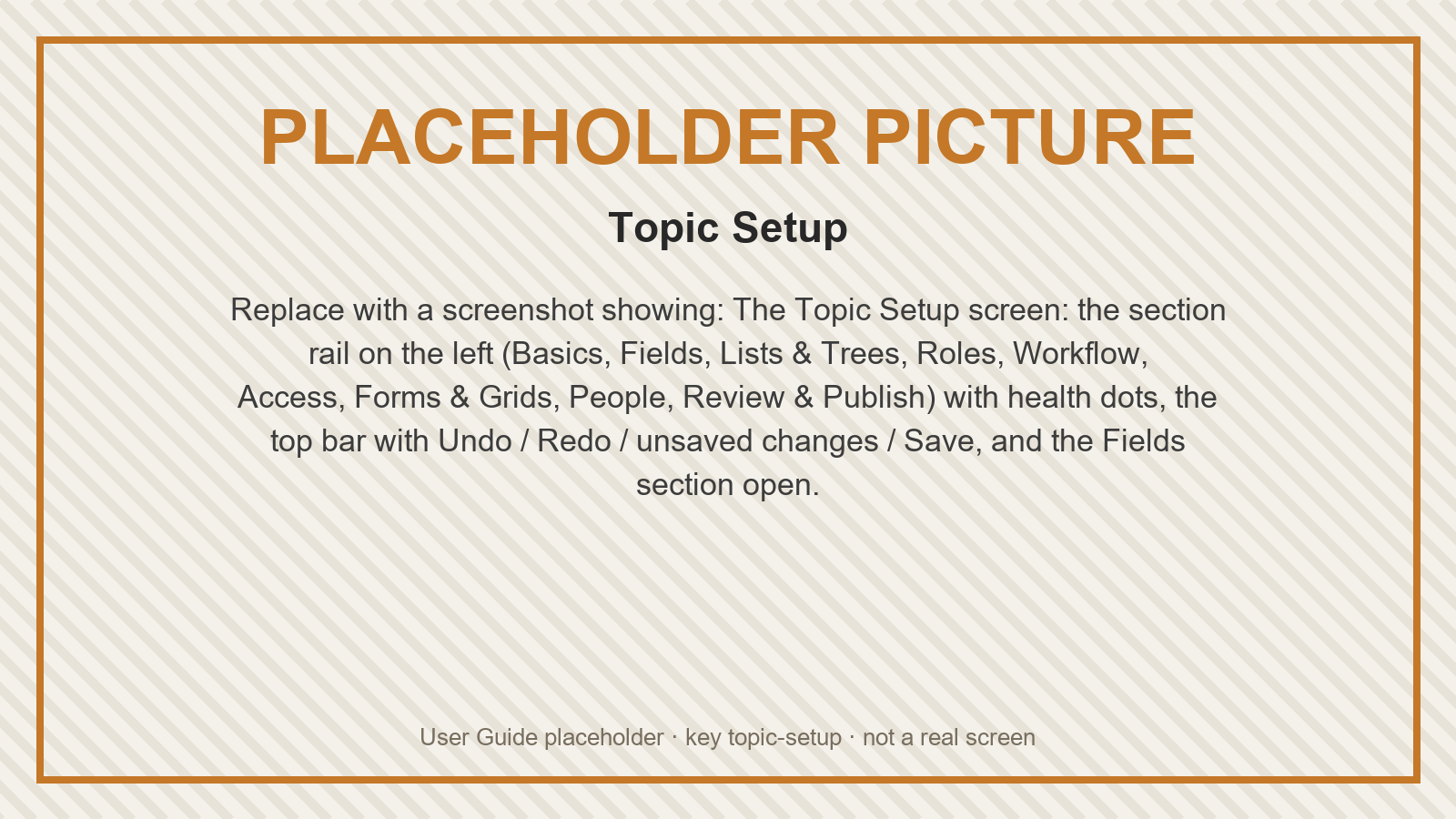 Placeholder: Topic Setup